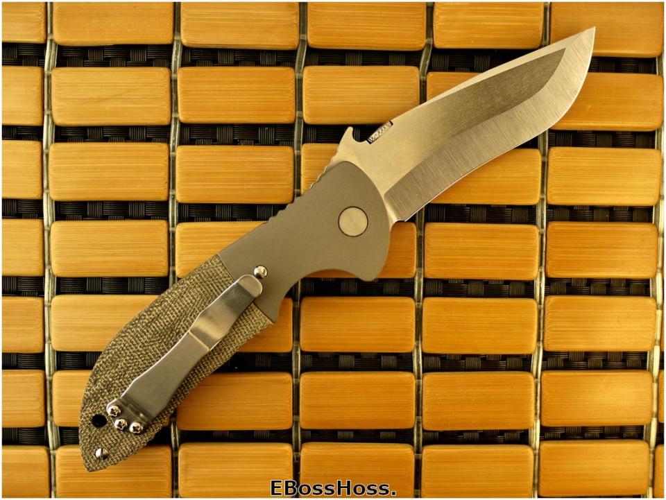 Ernie Emerson Bolstered Custom Commander EBossHoss Knives
